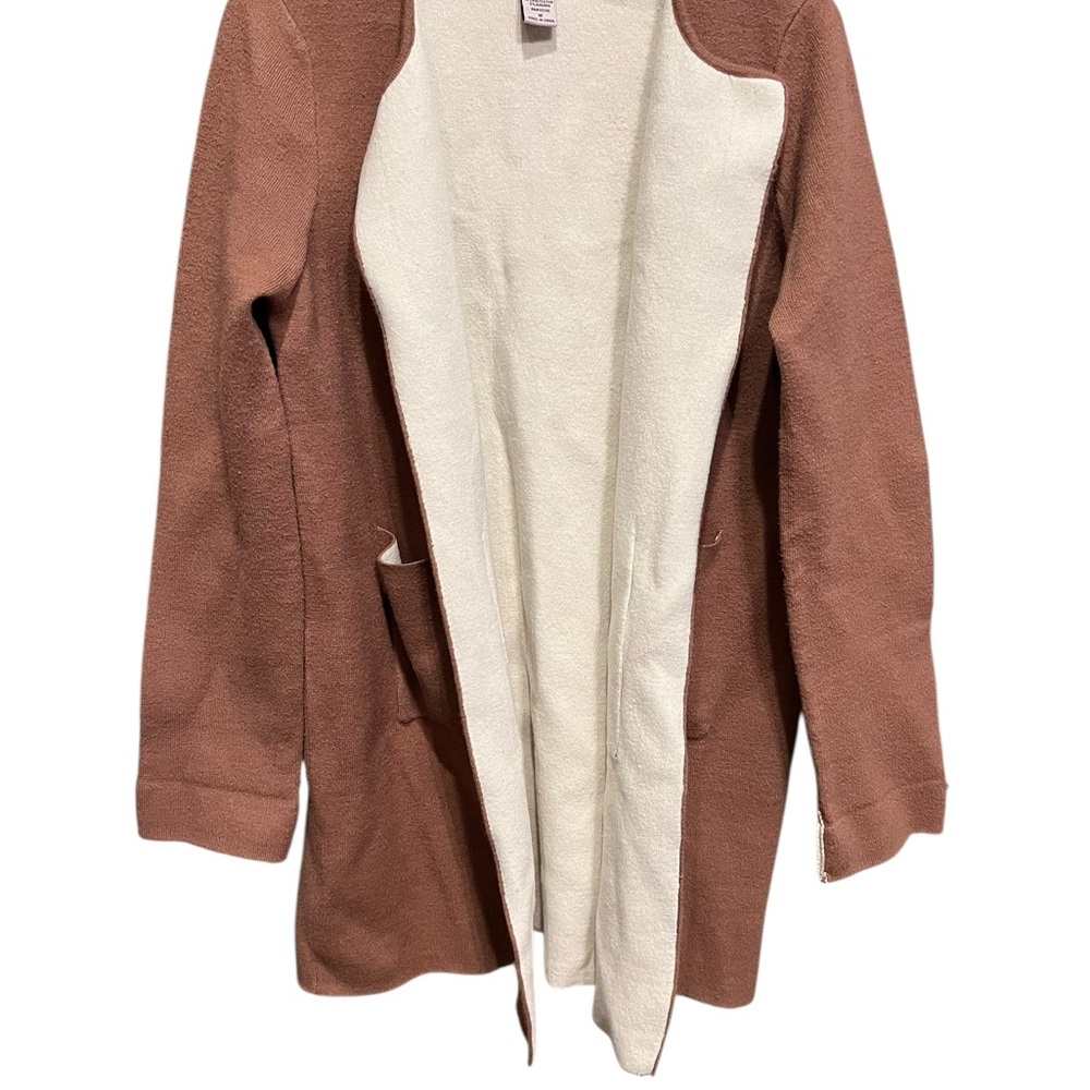 Olivers Brown and Cream Open Front Cardigan